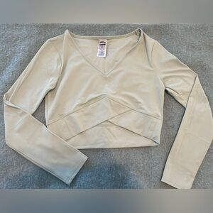 Gymshark Crossover Long Sleeve Crop Top
